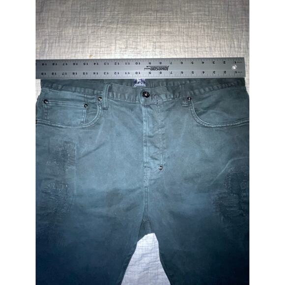 PRPS Goods & Co. Men's Black Jean Denim Shorts - Sz 38 - Challenger Fit - EUC - Picture 12 of 14